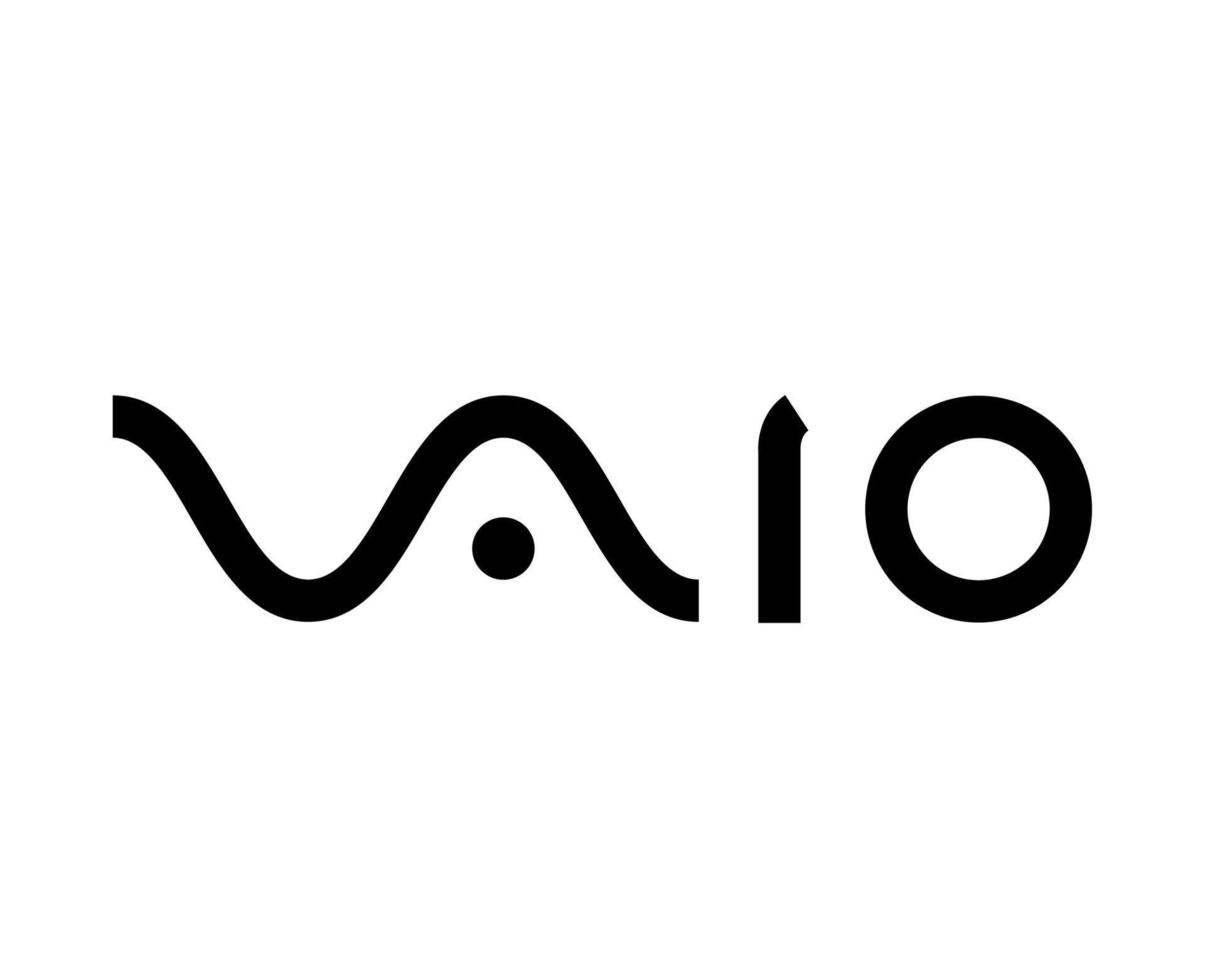 vaio marque logo téléphone symbole noir conception Japon mobile vecteur illustration