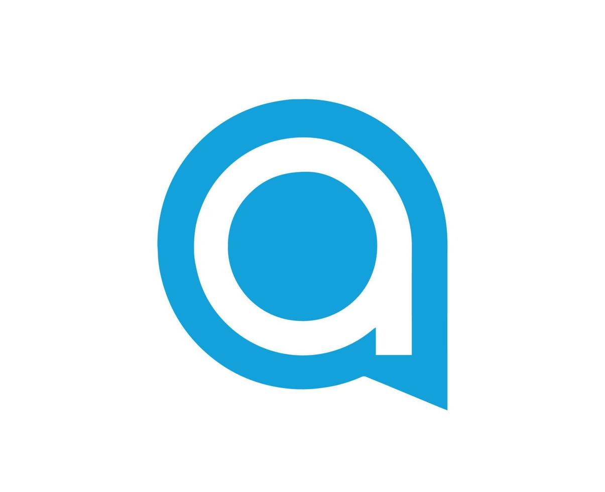 alcatel logo marque téléphone mobile symbole bleu conception vecteur illustration
