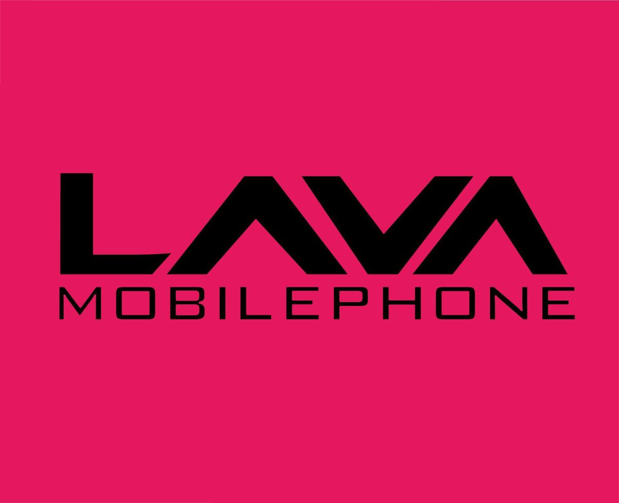 lave marque logo téléphone symbole noir conception Inde mobile vecteur illustration avec rose Contexte