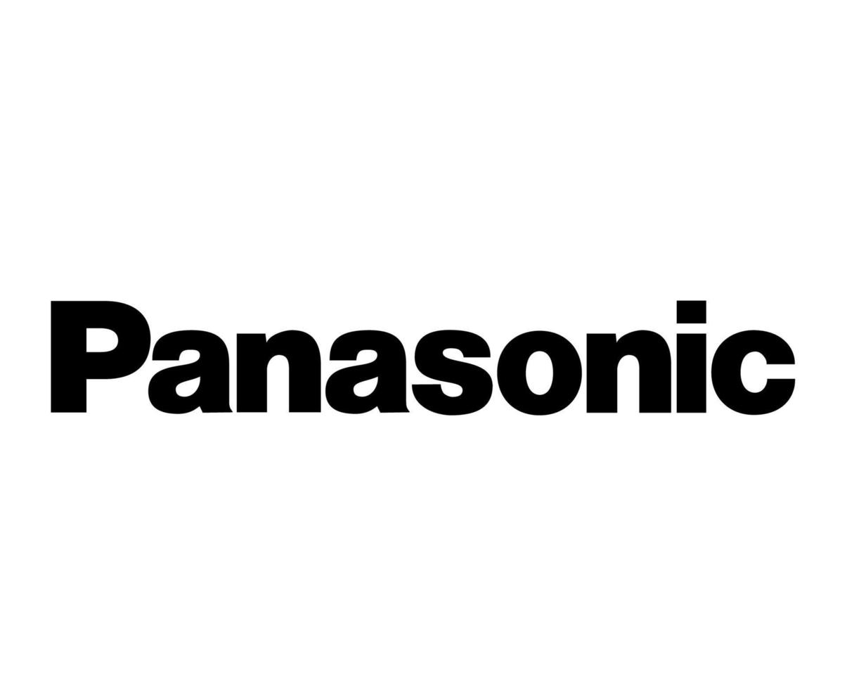 panasonique marque logo téléphone symbole noir conception Japon mobile vecteur illustration