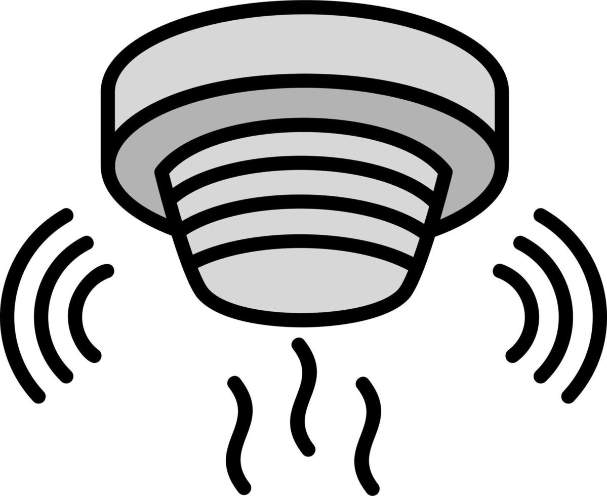 icône de vecteur de détecteur de fumée