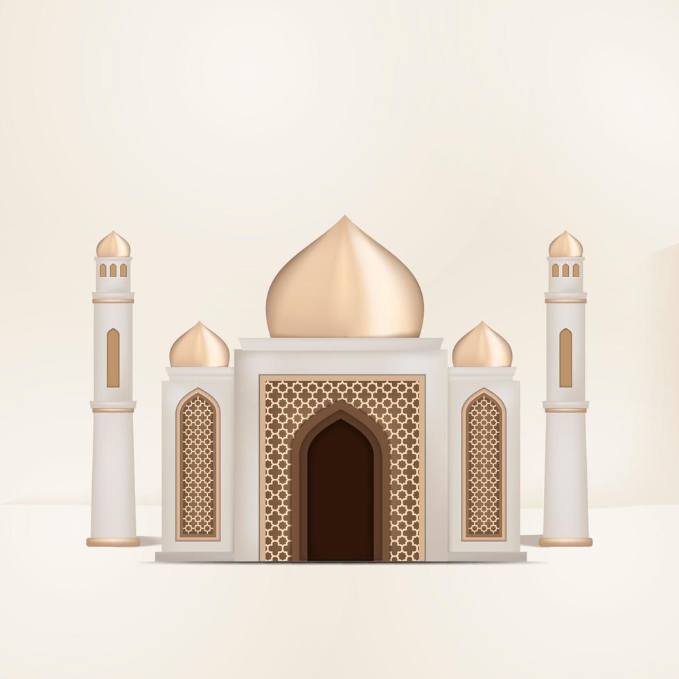 conception mosquée bâtiment modèle pour Contexte vecteur