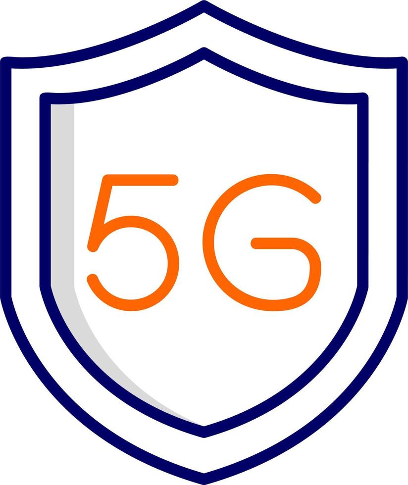 5g l'Internet protection vecteur icône