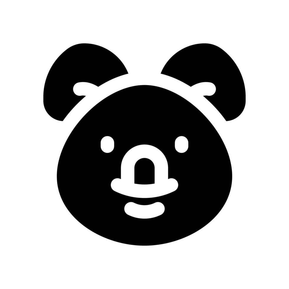 koala icône pour votre site Internet conception, logo, application, ui. vecteur