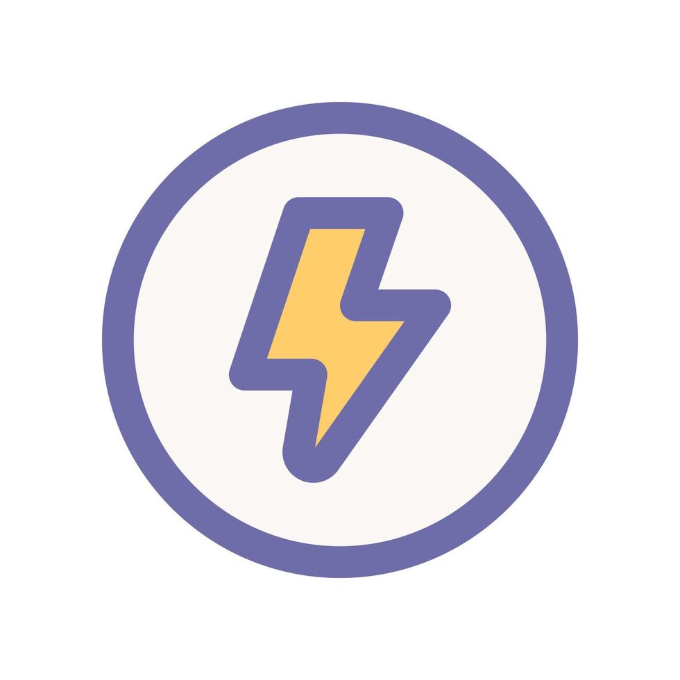 électricité icône pour votre site Internet conception, logo, application, ui. vecteur