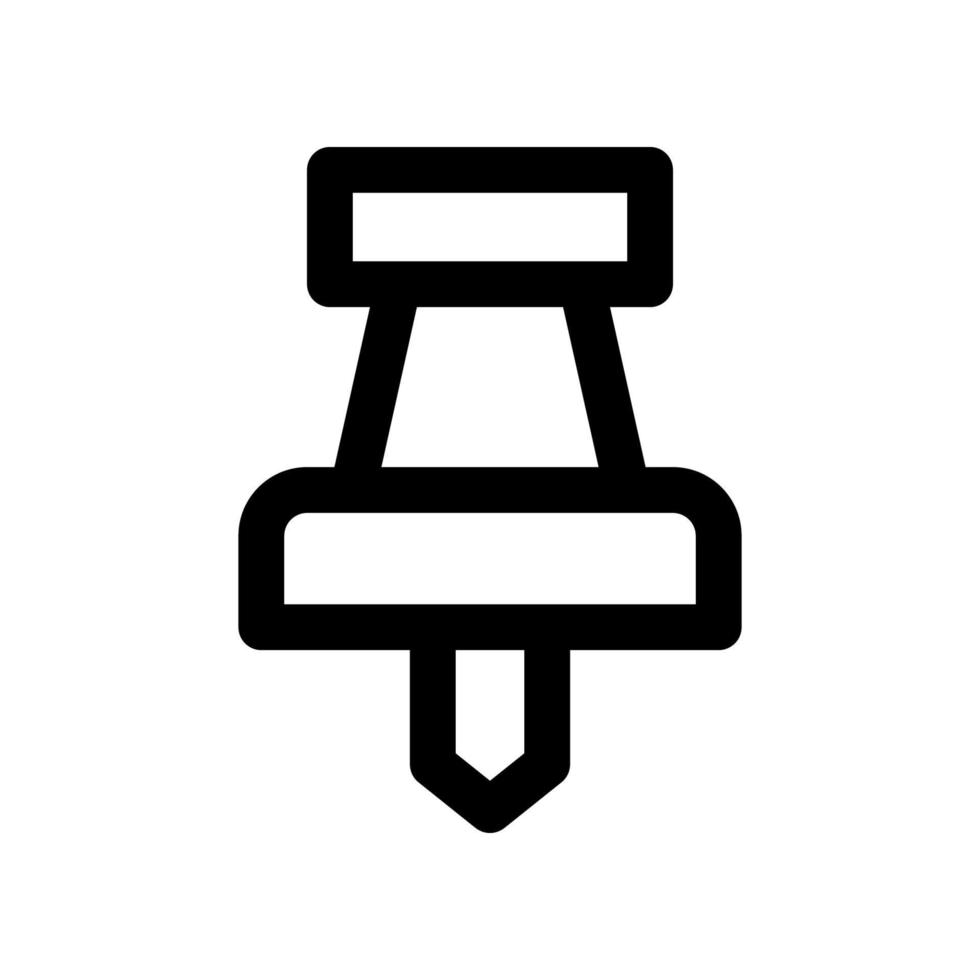 punaise icône pour votre site Internet conception, logo, application, ui. vecteur