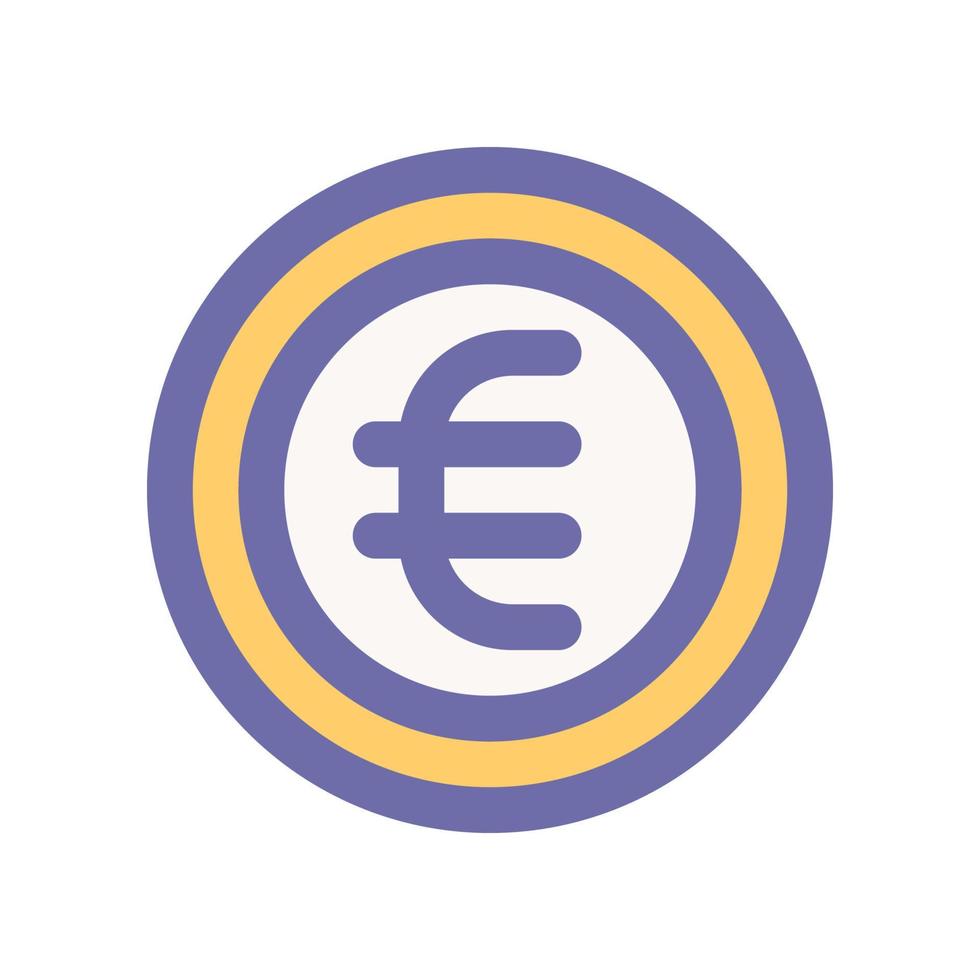 euro icône pour votre site Internet conception, logo, application, ui. vecteur