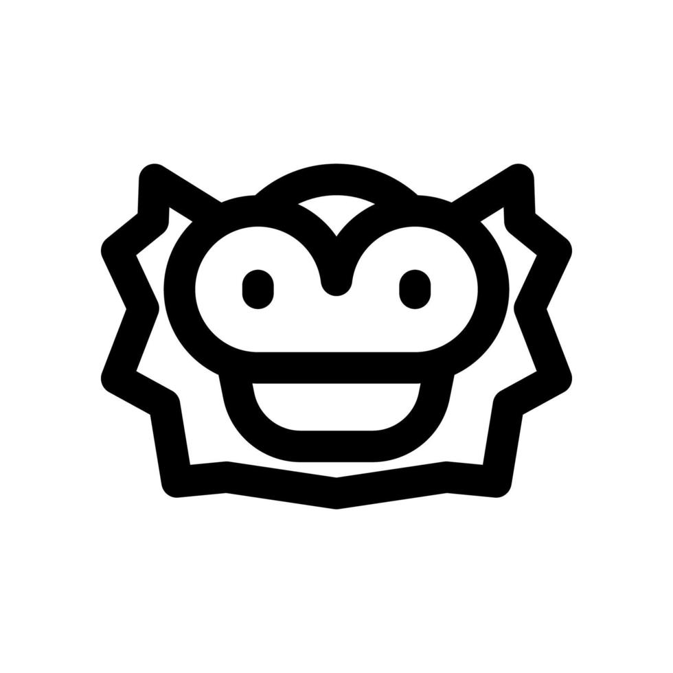 barbu dragon icône pour votre site Internet conception, logo, application, ui. vecteur