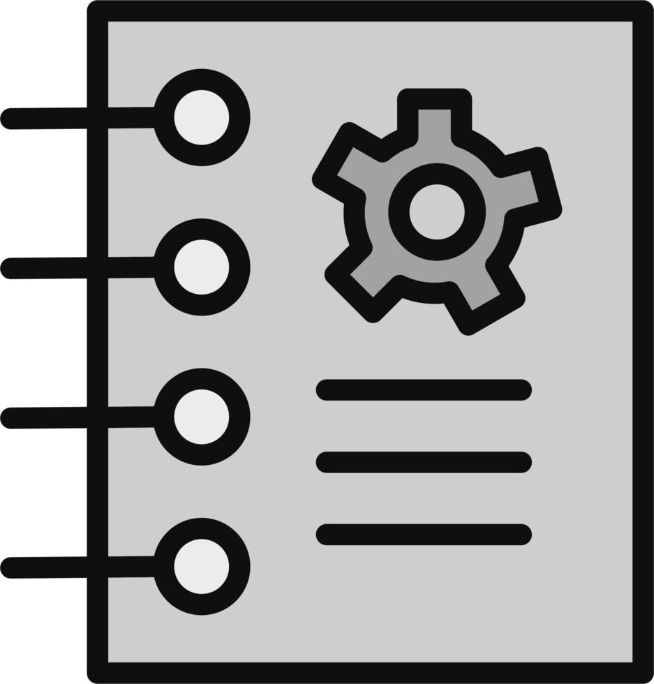 icône de vecteur de bloc-notes