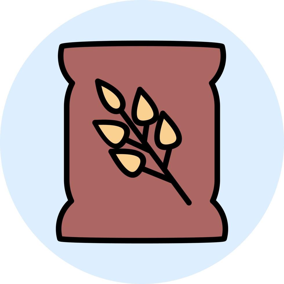 icône de vecteur de sac de semences
