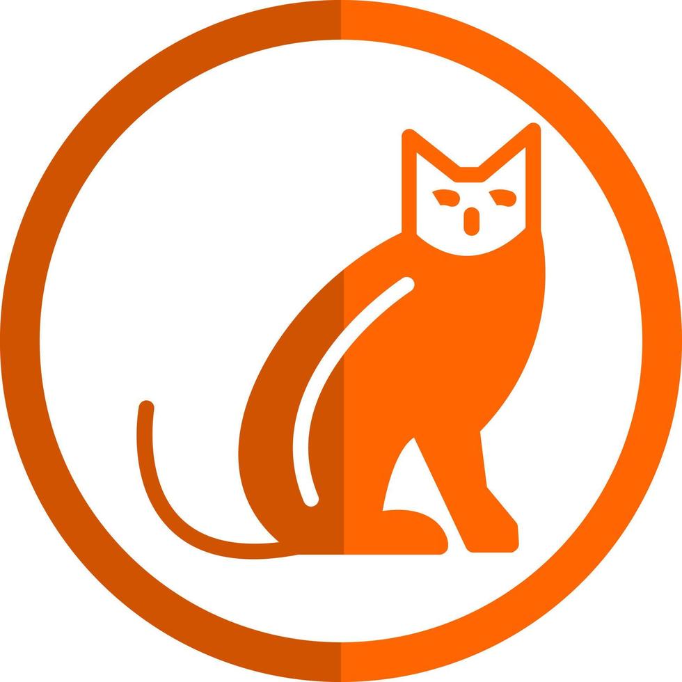 conception d'icône de vecteur de chat