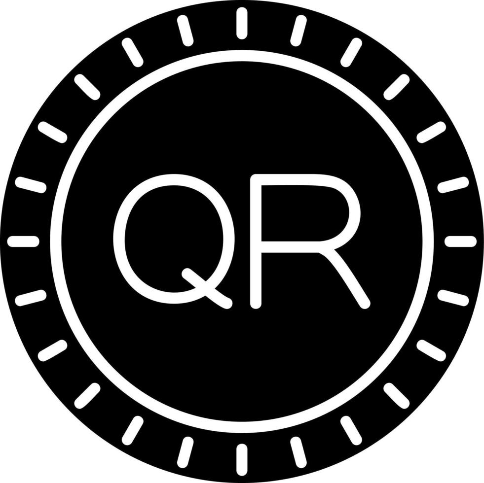 Qatar cadran code vecteur icône