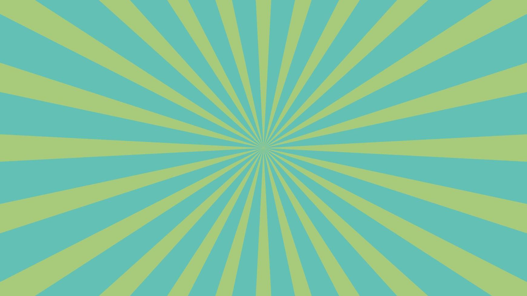 abstrait vert sunburst modèle Contexte pour moderne graphique conception élément. brillant rayon dessin animé avec coloré pour site Internet bannière fond d'écran et affiche carte décoration vecteur