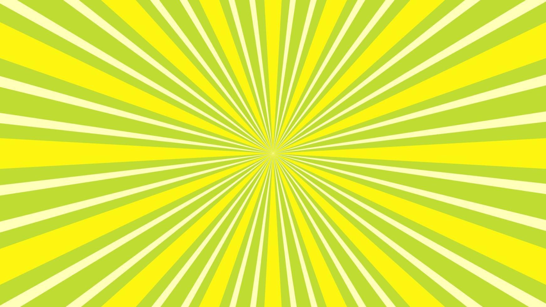 fond abstrait motif sunburst jaune pour élément de design graphique moderne. dessin animé de rayon brillant avec coloré pour le fond d'écran de bannière de site Web et la décoration de carte d'affiche vecteur