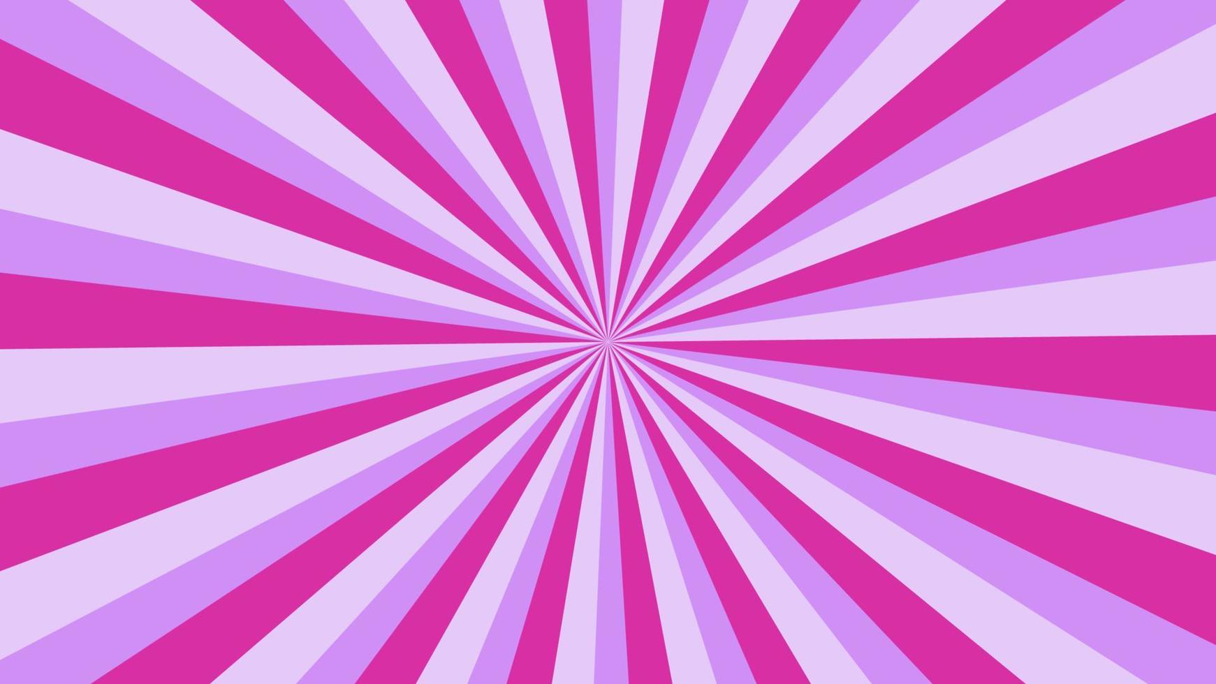 fond abstrait violet sunburst pour élément de design graphique moderne. dessin animé de rayon brillant avec coloré pour le fond d'écran de bannière de site Web et la décoration de carte d'affiche vecteur