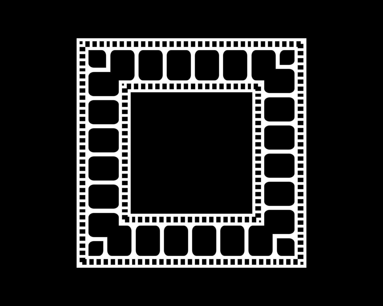 pellicule motifs Cadre pour orné, décoration, intérieur, extérieur, arrière-plan, fond d'écran, couverture ou graphique conception élément. vecteur illustration