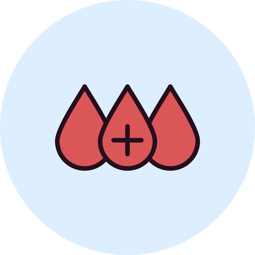 icône de vecteur de sang