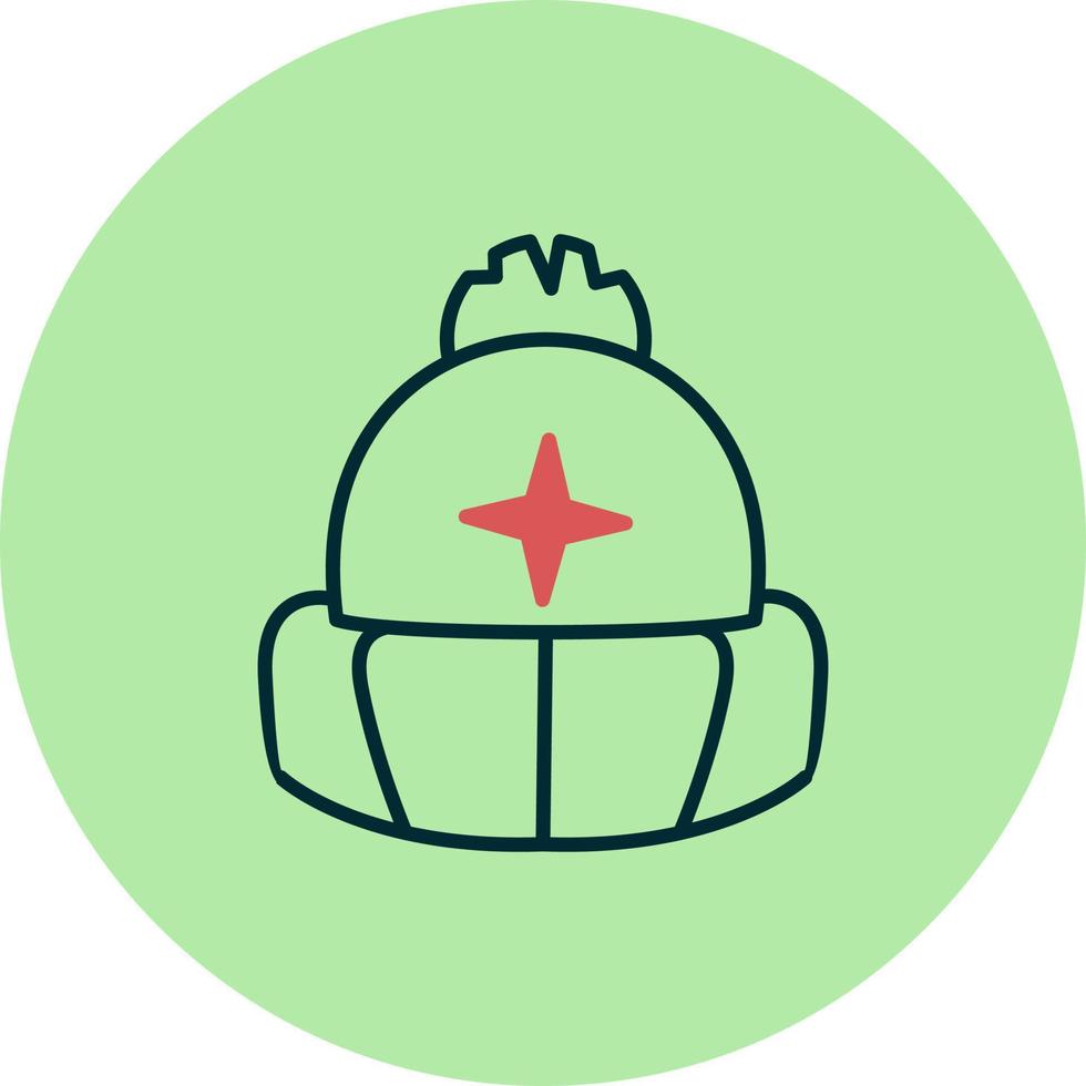 icône de vecteur de bonnet tricoté