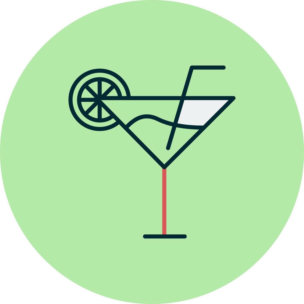 icône de vecteur de cocktail