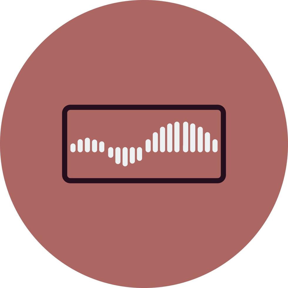 icône de vecteur d'ondes sonores