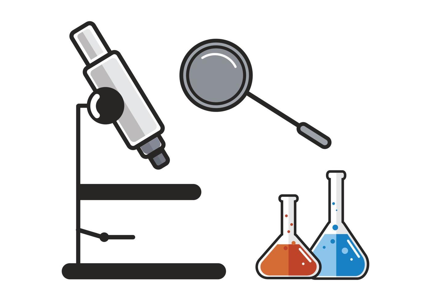 vecteur laboratoire science laboratoire illustration