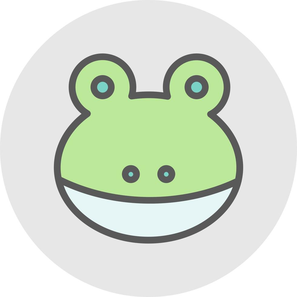 conception d'icône vecteur grenouille