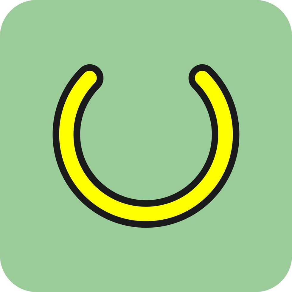 conception d'icône de vecteur d'encoche de cercle