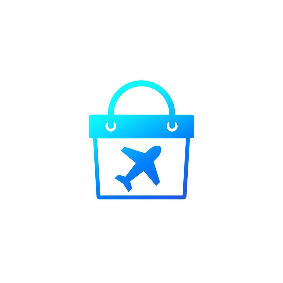 magasin hors taxes, boutique vector icon.eps