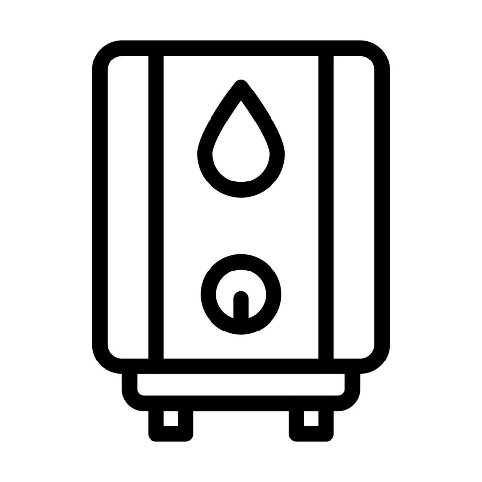 conception d'icône de chauffe-eau vecteur