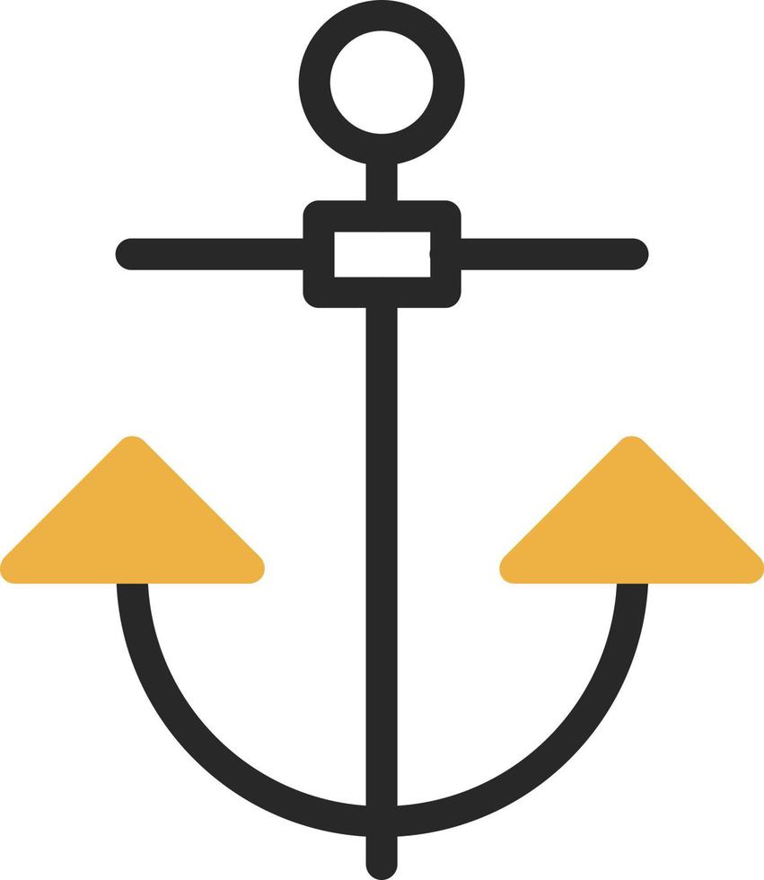 conception d'icône de vecteur d'ancre