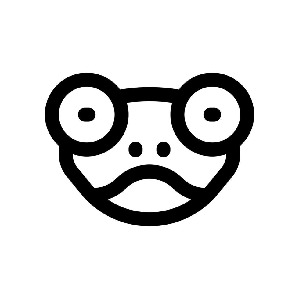 grenouille icône pour votre site Internet conception, logo, application, ui. vecteur
