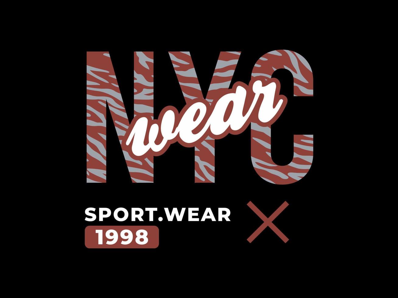 nyc porter, conception T-shirt vêtement de rue vêtements, vecteur typographie, parfait pour moderne vêtements