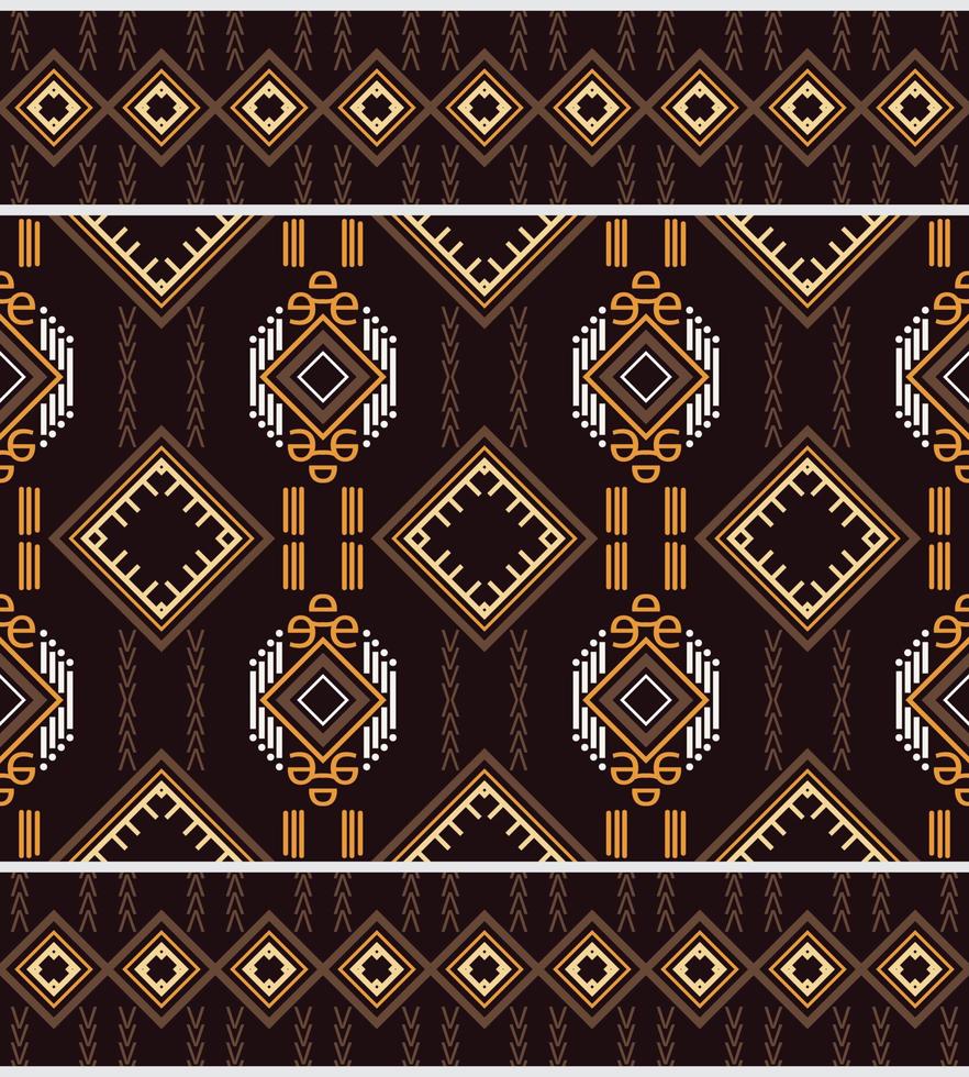 ethnique conception frontière. traditionnel modèle africain art il est une modèle géométrique formes. créer magnifique en tissu motifs. conception pour imprimer. en utilisant dans le mode industrie. vecteur