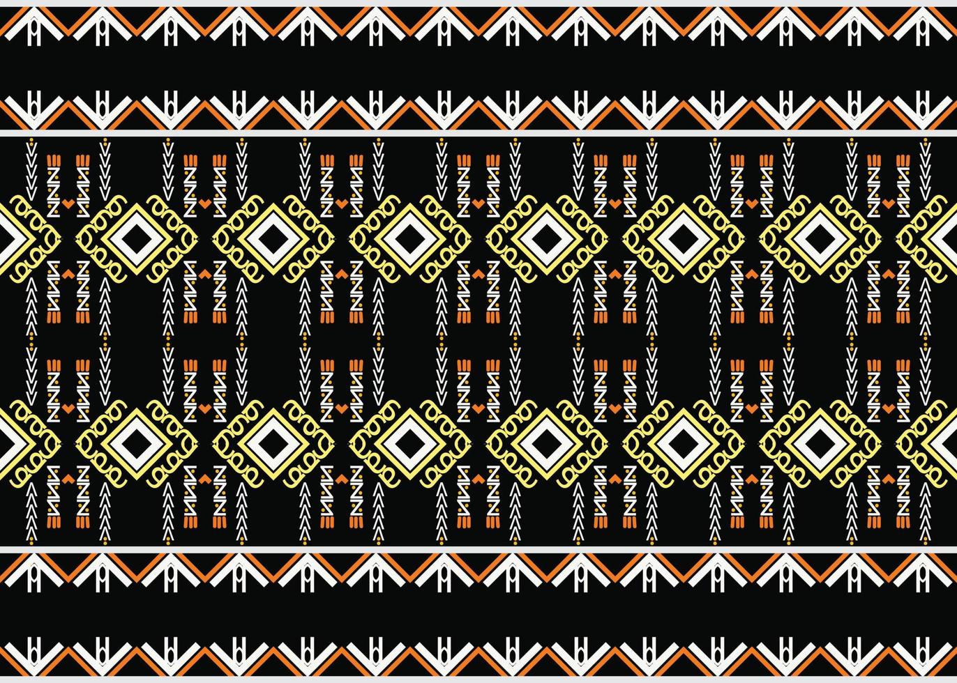 ethnique fleurs tribal abstrait géométrique traditionnel ethnique Oriental conception pour le Contexte. populaire broderie, Indien, scandinave, gitan, mexicain, africain tapis, tapis. vecteur
