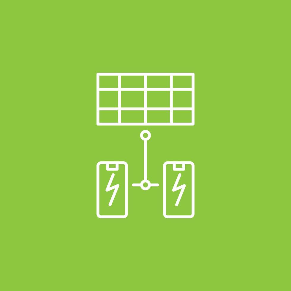 solaire, batterie icône - vecteur. Facile élément illustration de ui concept. solaire, batterie icône - vecteur. infographie concept vecteur illustration. sur blanc Contexte