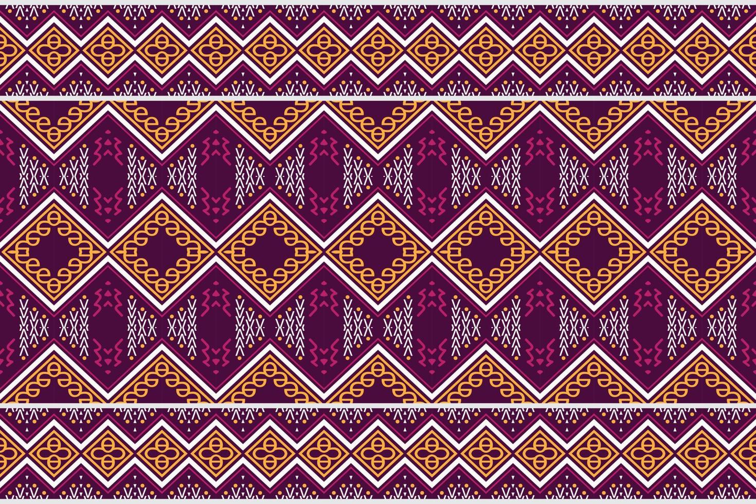 ethnique sans couture modèle tribal traverser géométrique traditionnel ethnique Oriental conception pour le Contexte. populaire broderie, Indien, scandinave, gitan, mexicain, africain tapis, tapis. vecteur