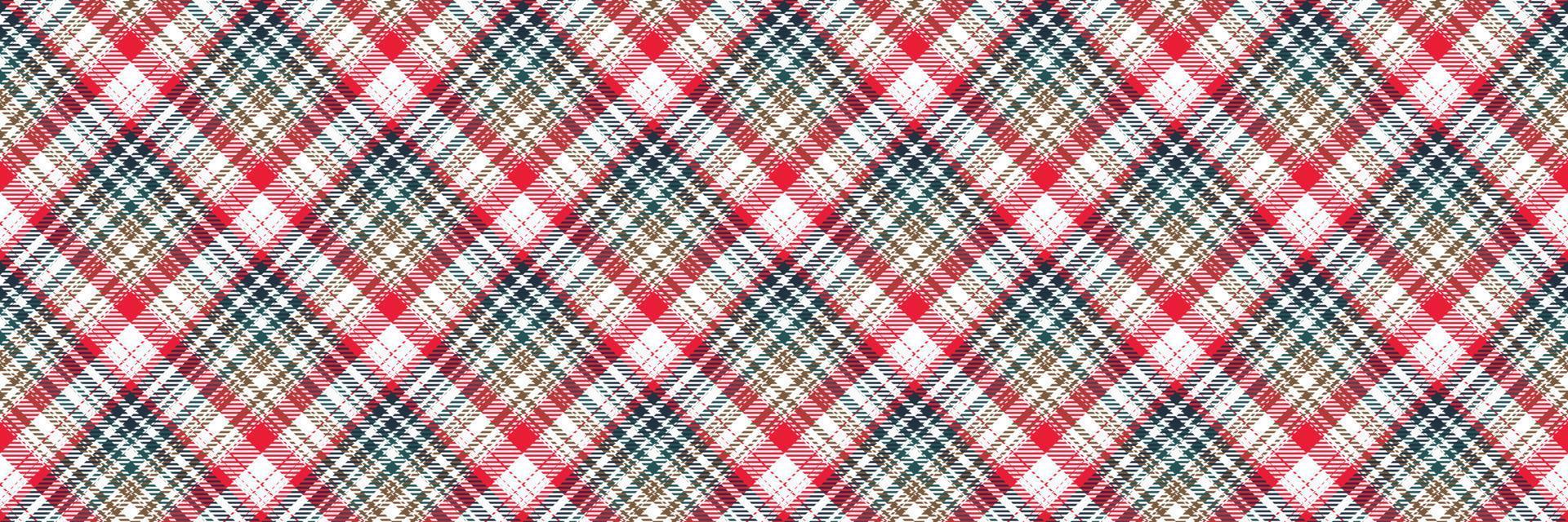 vérifier Écossais tartan modèle sans couture est une à motifs tissu qui consiste de sillonner franchi, horizontal et verticale bandes dans plusieurs couleurs.plaid sans couture pour écharpe, pyjama, couverture, couette, kilt grand vecteur