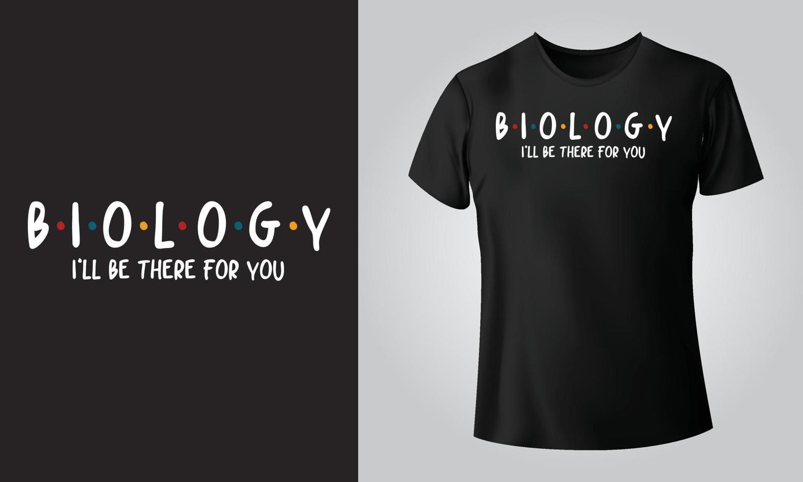 la biologie - typographique noir arrière-plan, T-shirt, tasse, casquette et autre impression sur demande conception, svg, png, jpg, eps vecteur