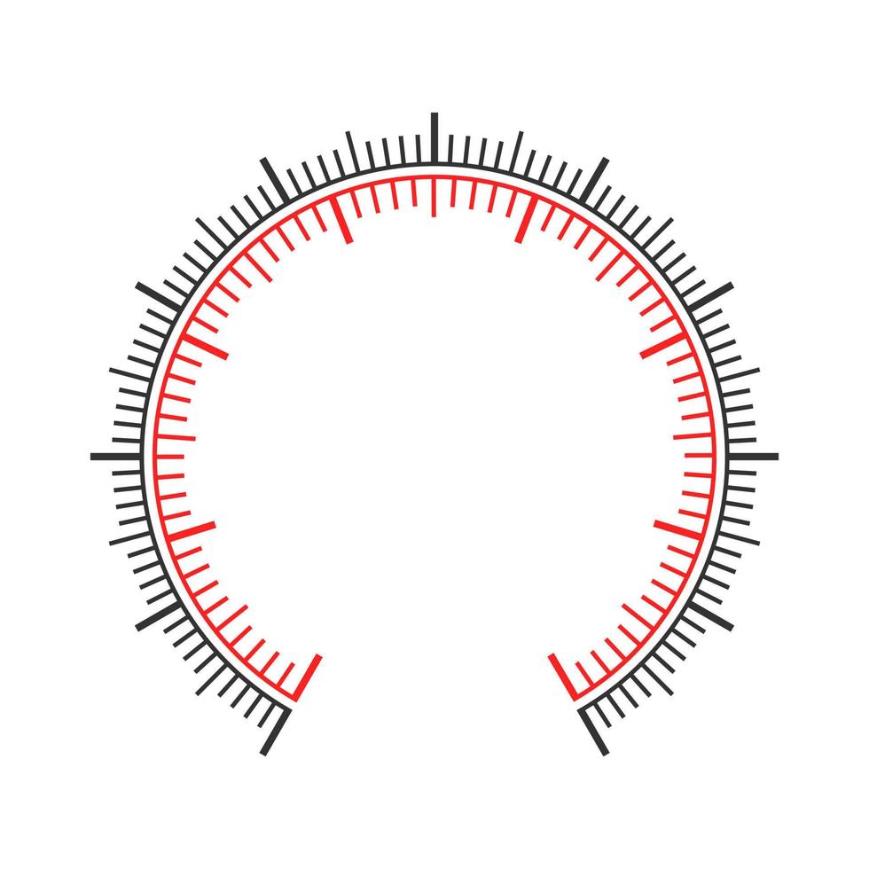 rond mesure tableau de bord modèle avec deux graphiques. pression mètre, manomètre, baromètre, compteur de vitesse, tonomètre, thermomètre, navigateur ou indicateur outil échelle vecteur