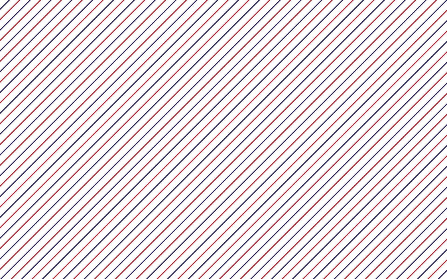 rouge et bleu diagonale rayures sans couture modèle Contexte vecteur illustration