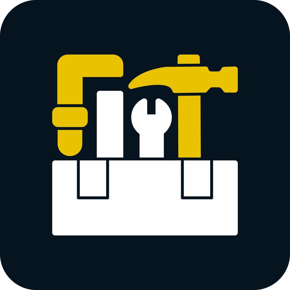 conception d'icône de vecteur de boîte à outils