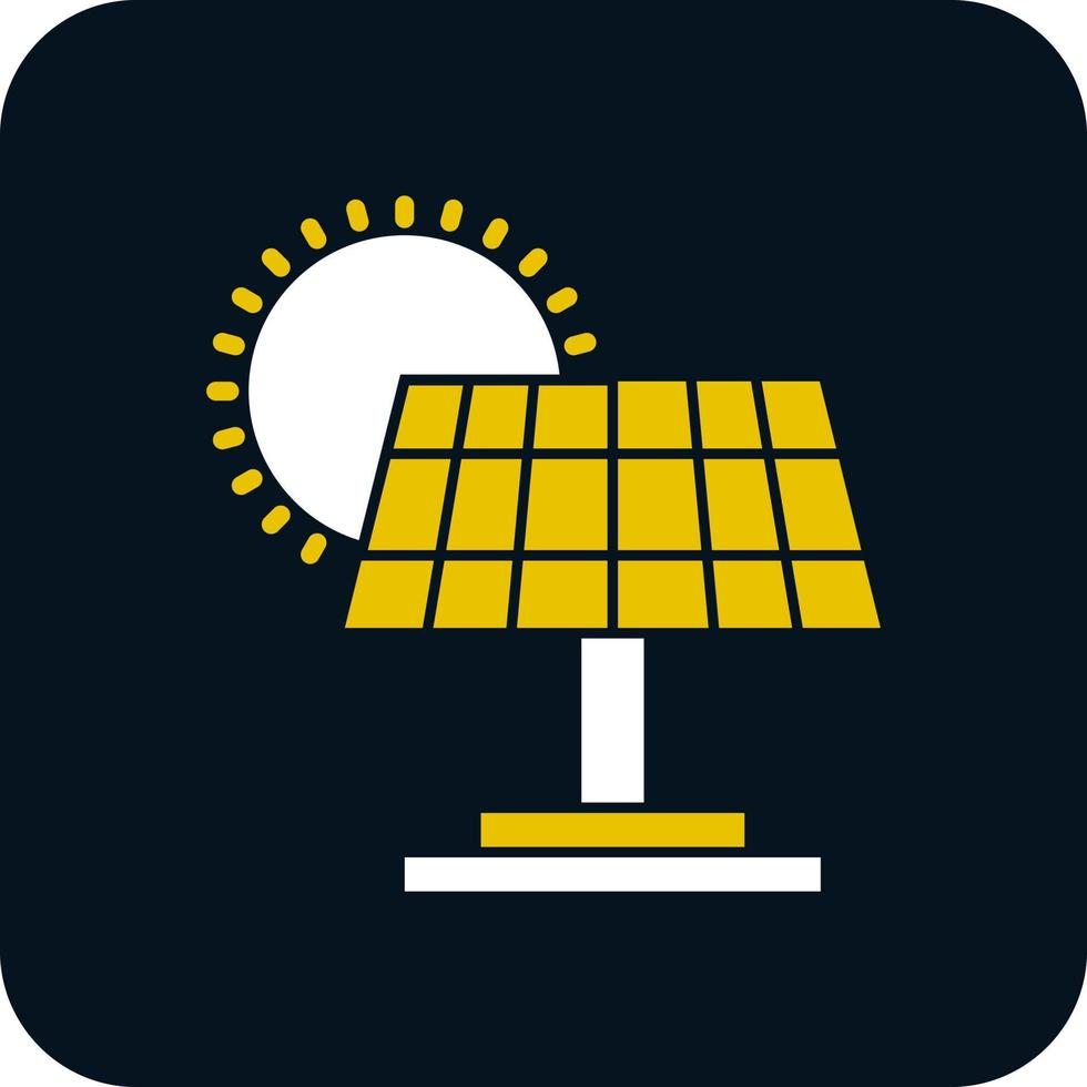 conception d'icône de vecteur de panneau solaire