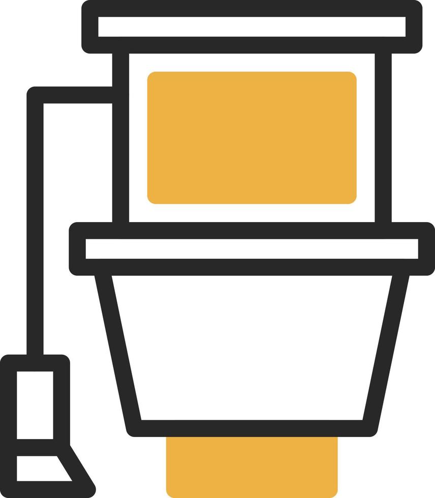 conception d'icône de vecteur de toilette