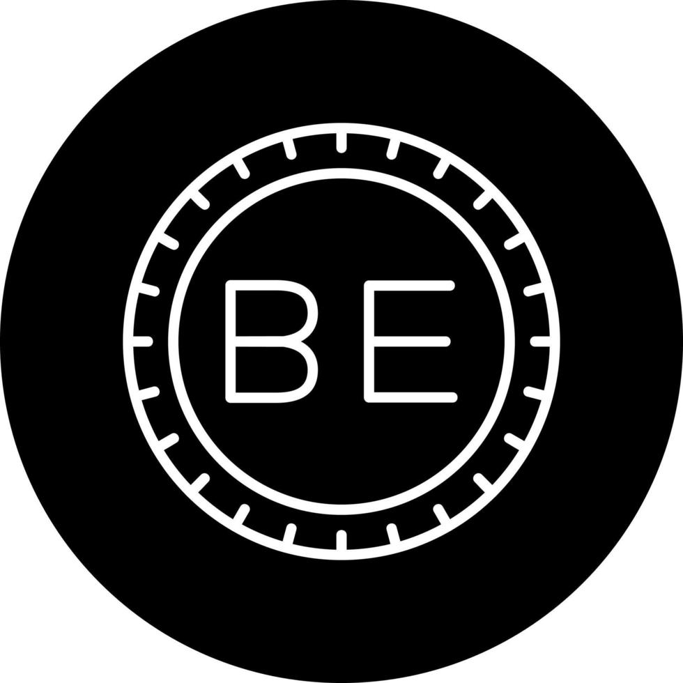 Belgique cadran code vecteur icône