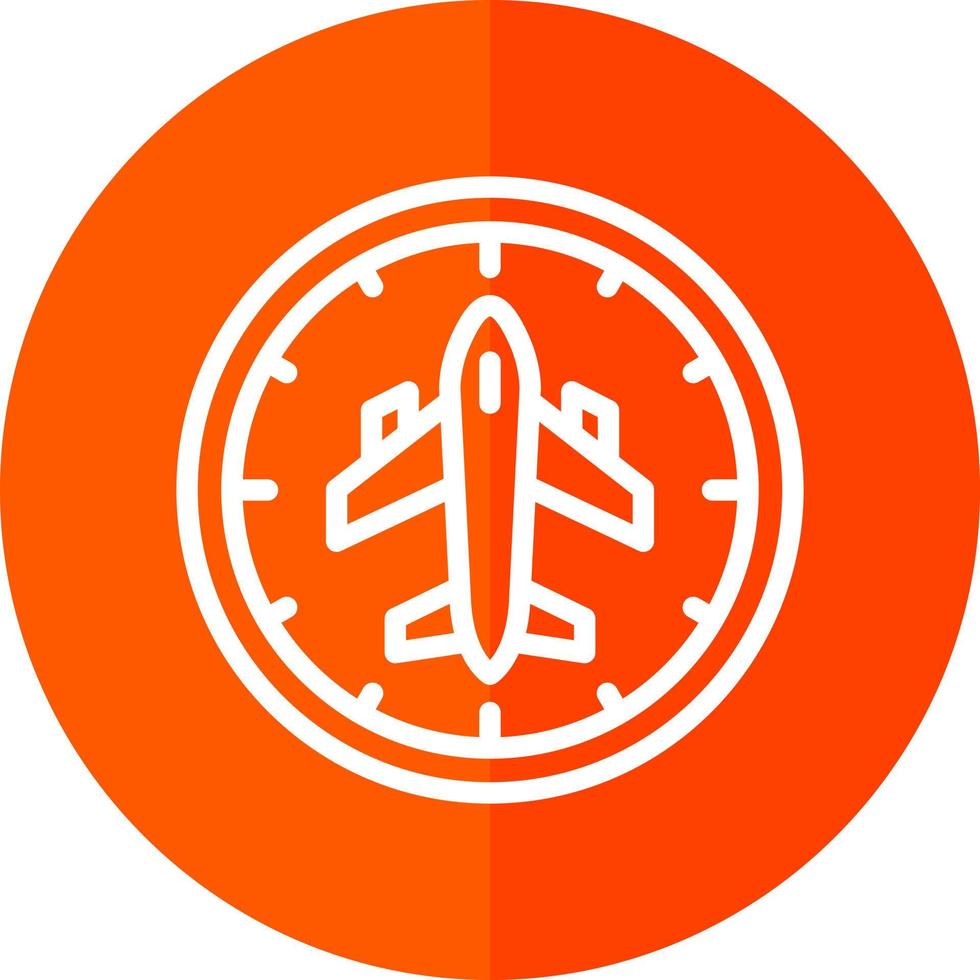 conception d'icônes vectorielles horaires de vol vecteur