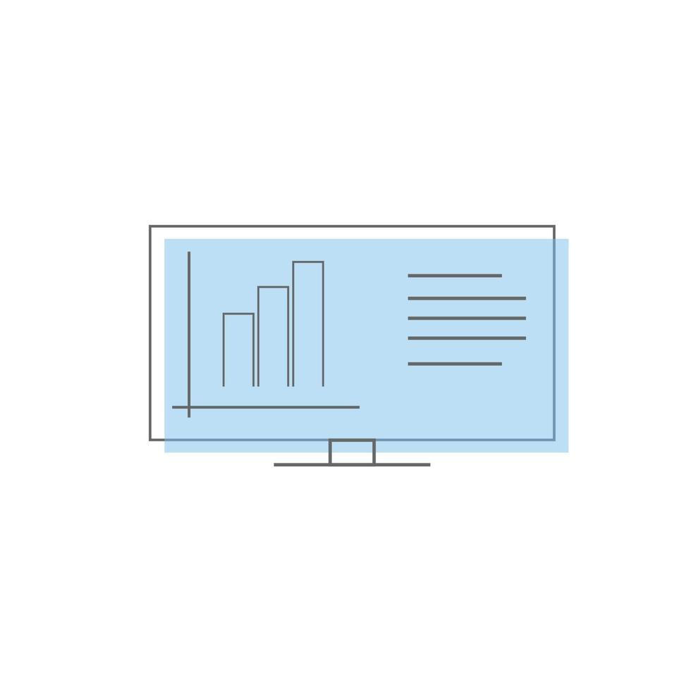 icônes vectorielles liées à l & # 39; analyse des données vecteur