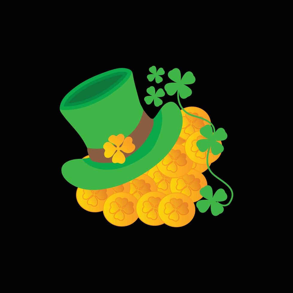 st. patrick's journée vecteur T-shirt conception. st. patrick's journée T-shirt conception. pouvez être utilisé pour impression tasses, autocollant conceptions, salutation cartes, affiches, Sacs, et t-shirts