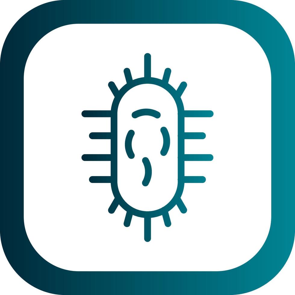 conception d'icône de vecteur de bactéries