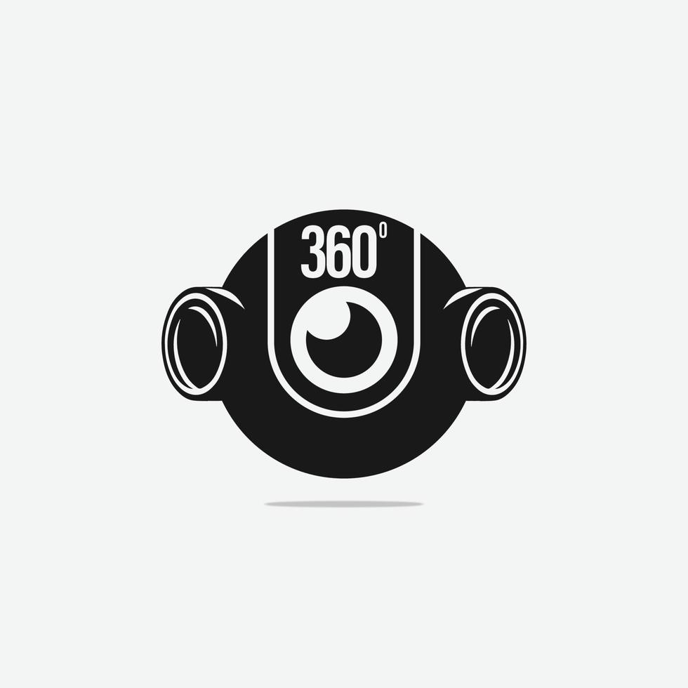 360 came icône vecteur