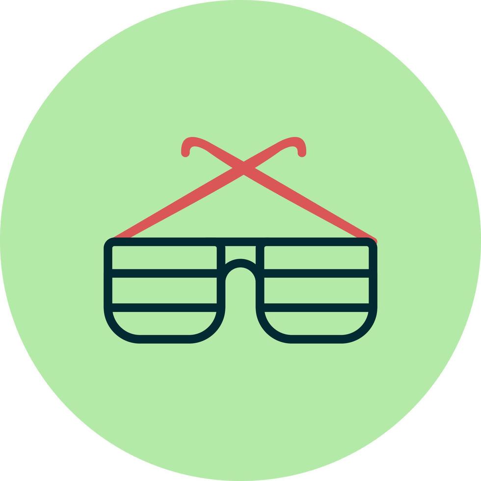 icône de vecteur de lunettes de fête